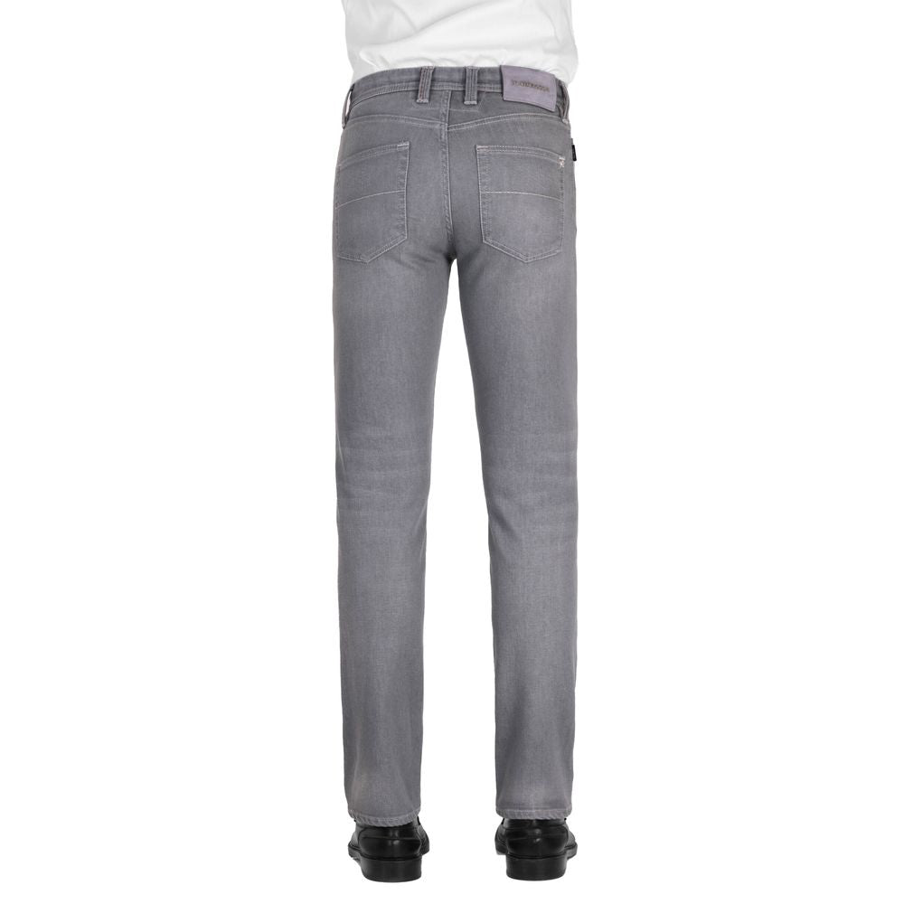 Ανδρικό τζιν Tramarossa Grey Cotton