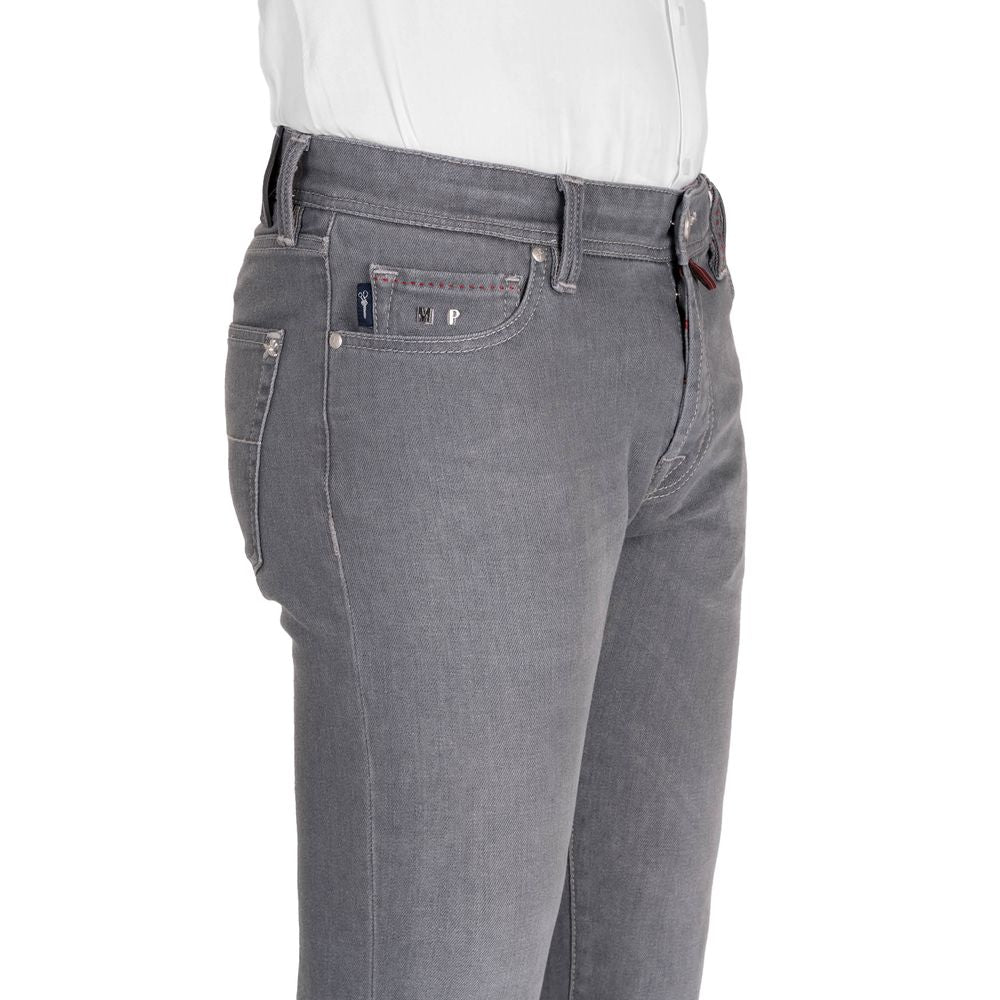 Ανδρικό τζιν Tramarossa Grey Cotton