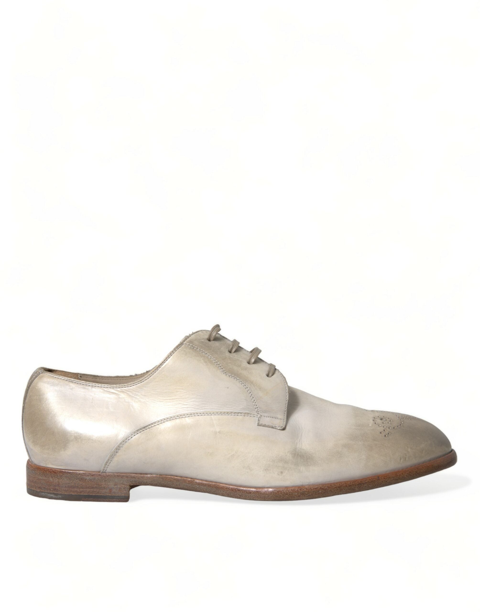 Dolce &amp; Gabbana Κομψά παπούτσια Derby White Skin