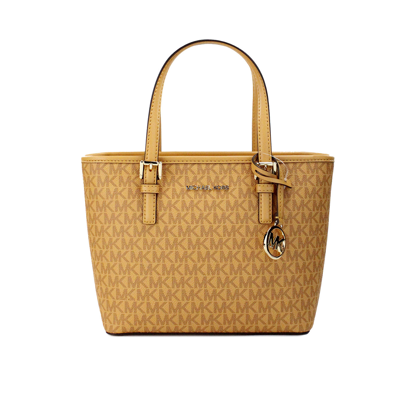 Michael Kors Jet Set Cider PVC Leather XS Carryall Top Zip Tote Bag Τσάντα