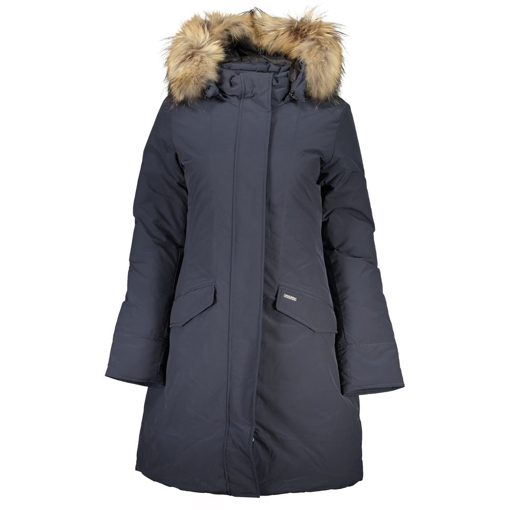 Μπουφάν &amp; Παλτό Woolrich Blue Cotton