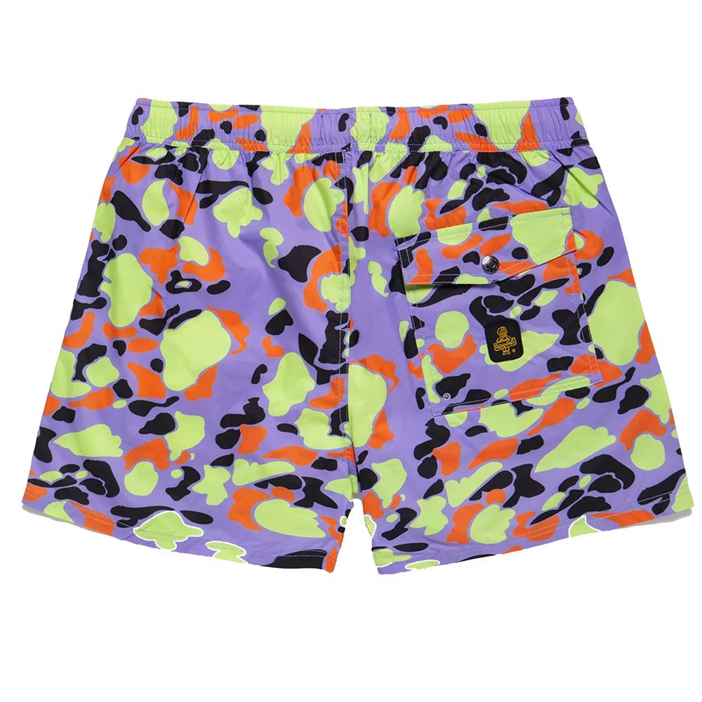 Refrigiwear Multicolor Nylon Men's Swim Trunk