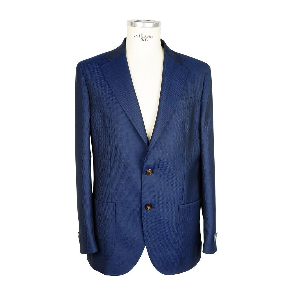Ανδρικό σακάκι Emilio Romanelli Blue Wool