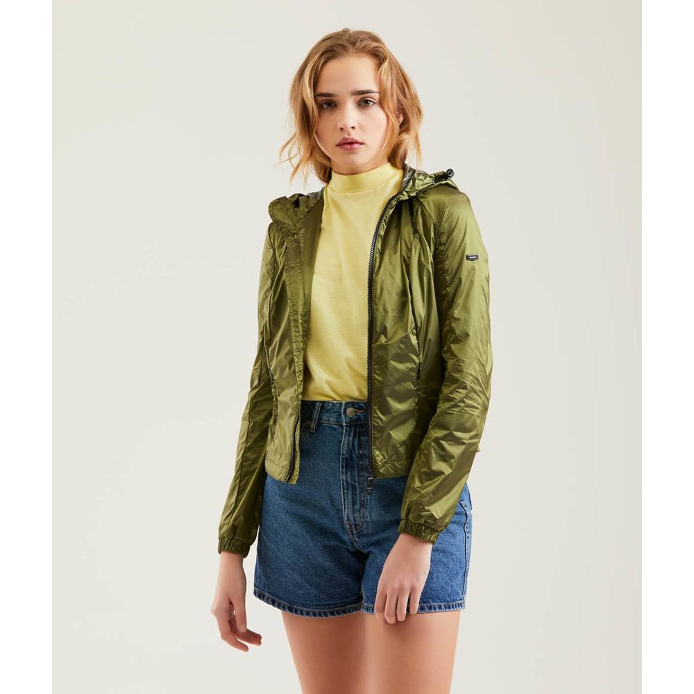 Γυναικείο μπουφάν Refrigiwear Green Polyamide