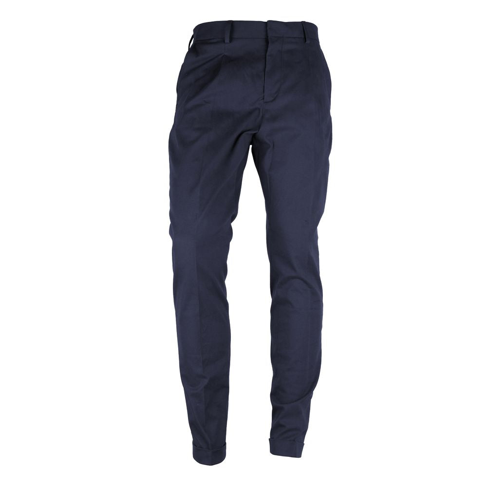 Made in Italy Ανδρικό παντελόνι Blue Wool