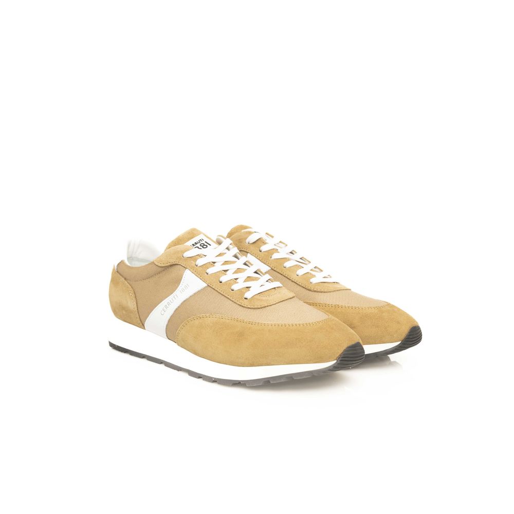 Ανδρικά αθλητικά παπούτσια Cerruti 1881 Beige Calf Leather