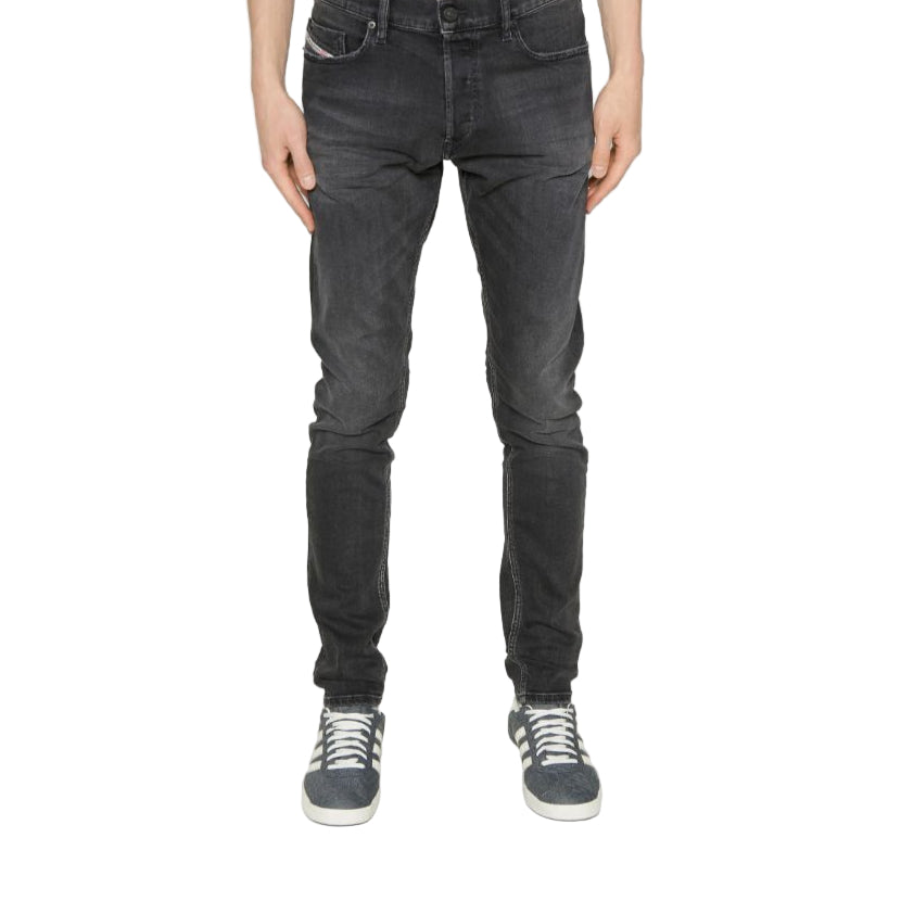 Diesel Black Cotton Jeans & Pant