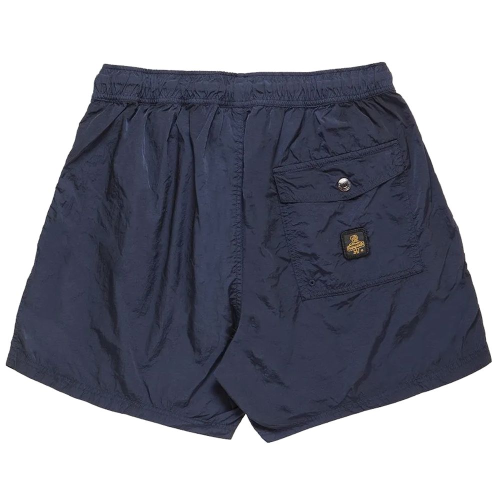 Refrigiwear Blue Nylon Men Swim Trunk
