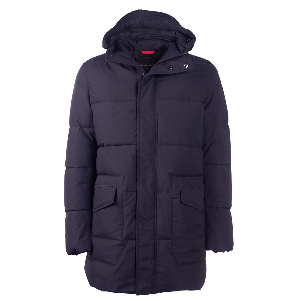Ανδρικό μπουφάν Emilio Romanelli Blue Polyester