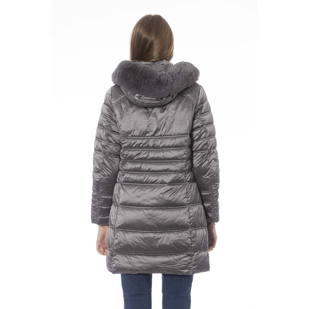 Γυναικείο μπουφάν Baldinini Trend Grey Polyester