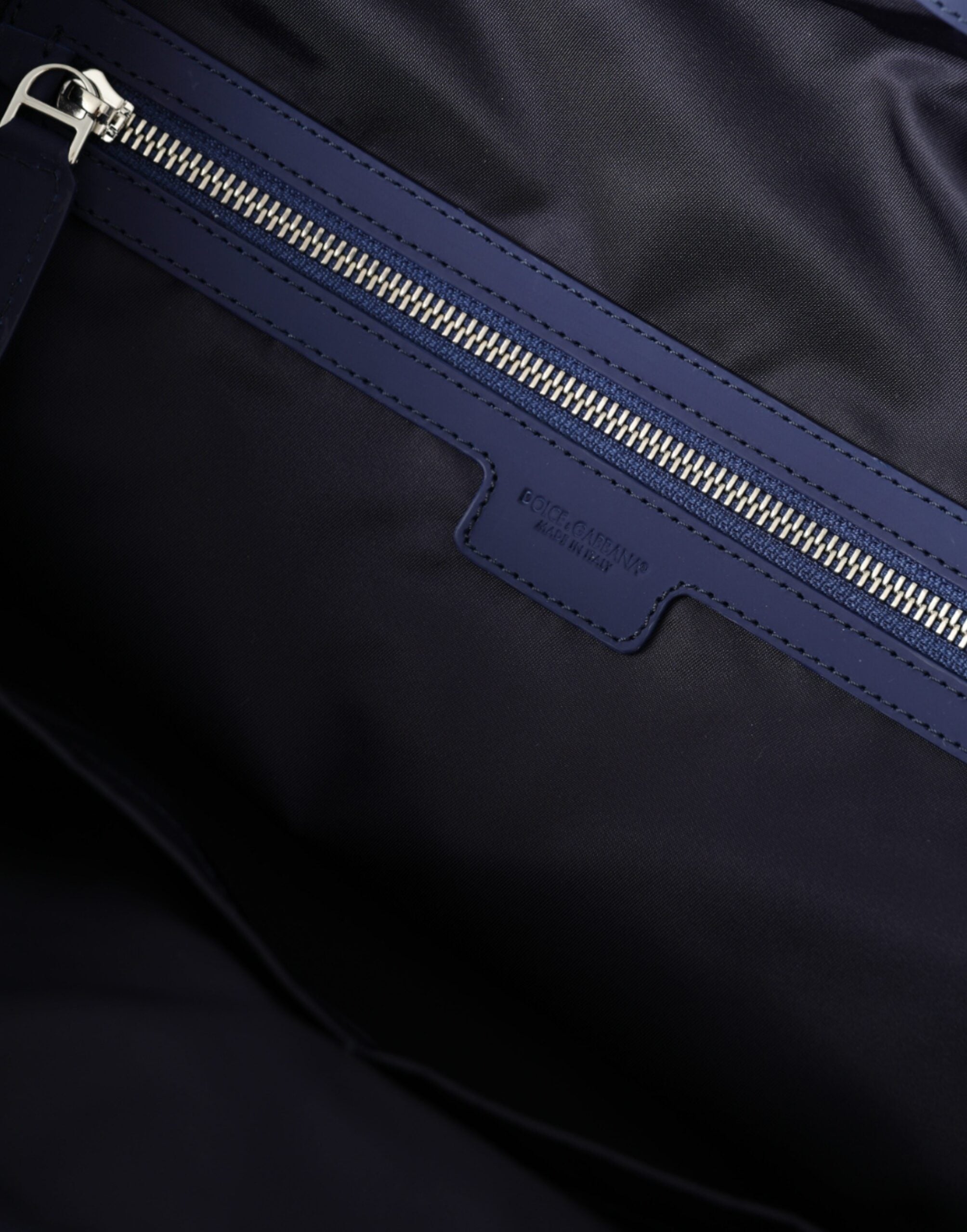 Τσάντα ώμου Dolce &amp; Gabbana Blue Nylon από δέρμα μοσχαριού