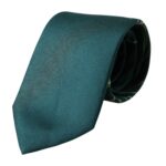 Ανδρική γραβάτα Dolce &amp; Gabbana Green Printed 100% μεταξωτή ρυθμιζόμενη