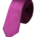 Ανδρική γραβάτα Dolce &amp; Gabbana Purple Solid Satin Silk Ρυθμιζόμενη Ανδρική Γραβάτα