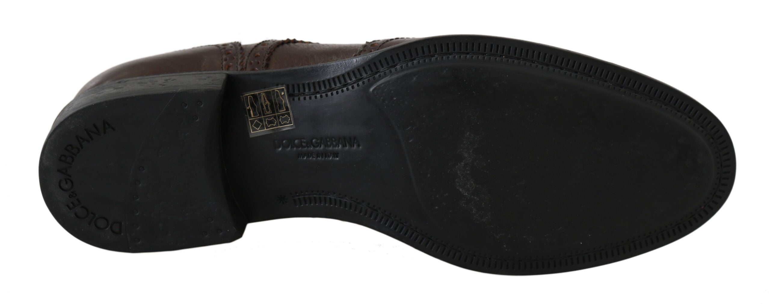 Dolce &amp; Gabbana Κομψά καφέ δερμάτινα Derby Brogues