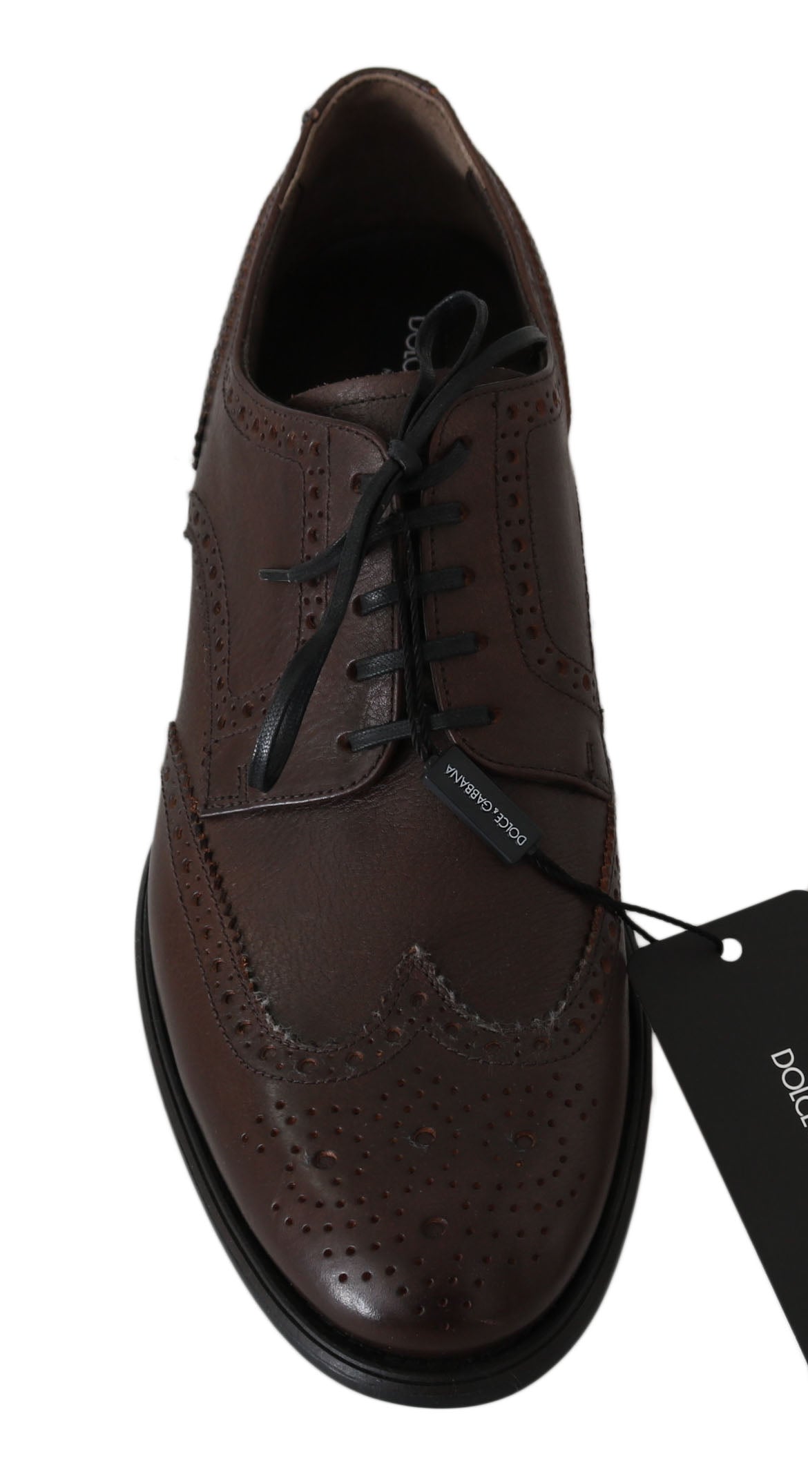 Dolce &amp; Gabbana Κομψά καφέ δερμάτινα Derby Brogues