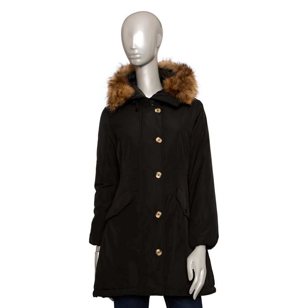 Γυναικείο μπουφάν Baldinini Trend Black Polyester