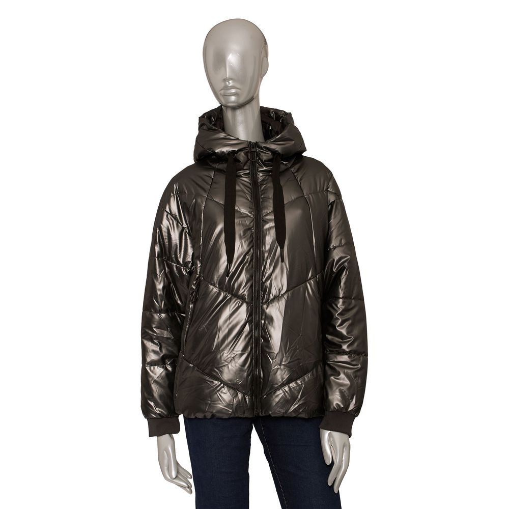 Γυναικείο μπουφάν Baldinini Trend Grey Polyester