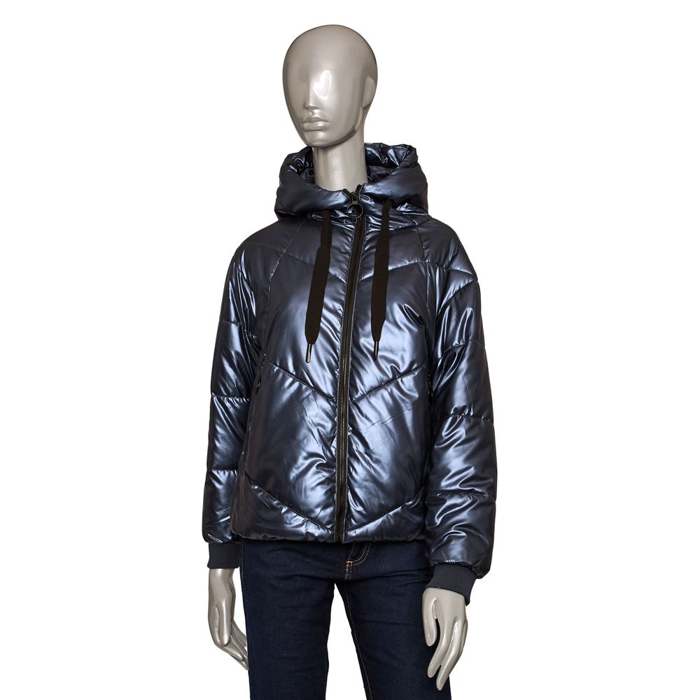 Γυναικείο μπουφάν Baldinini Trend Blue Polyester