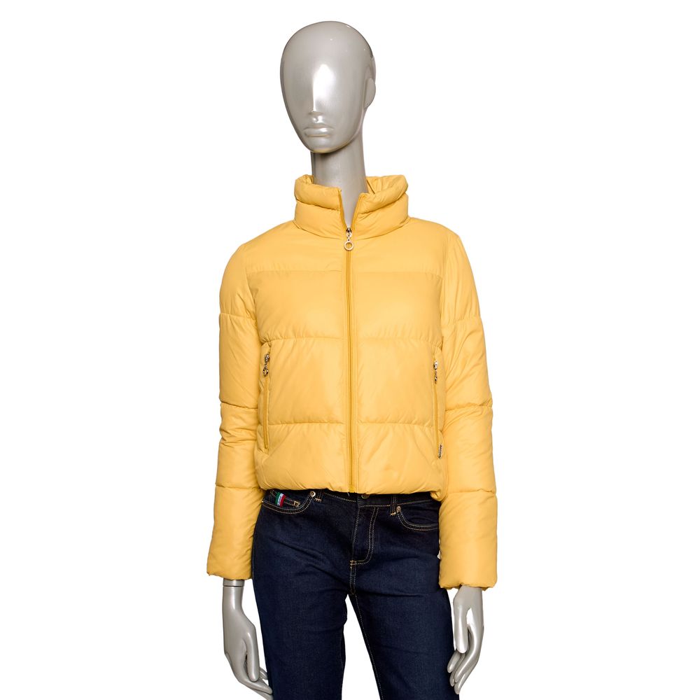 Γυναικείο μπουφάν Baldinini Trend Yellow Polyester