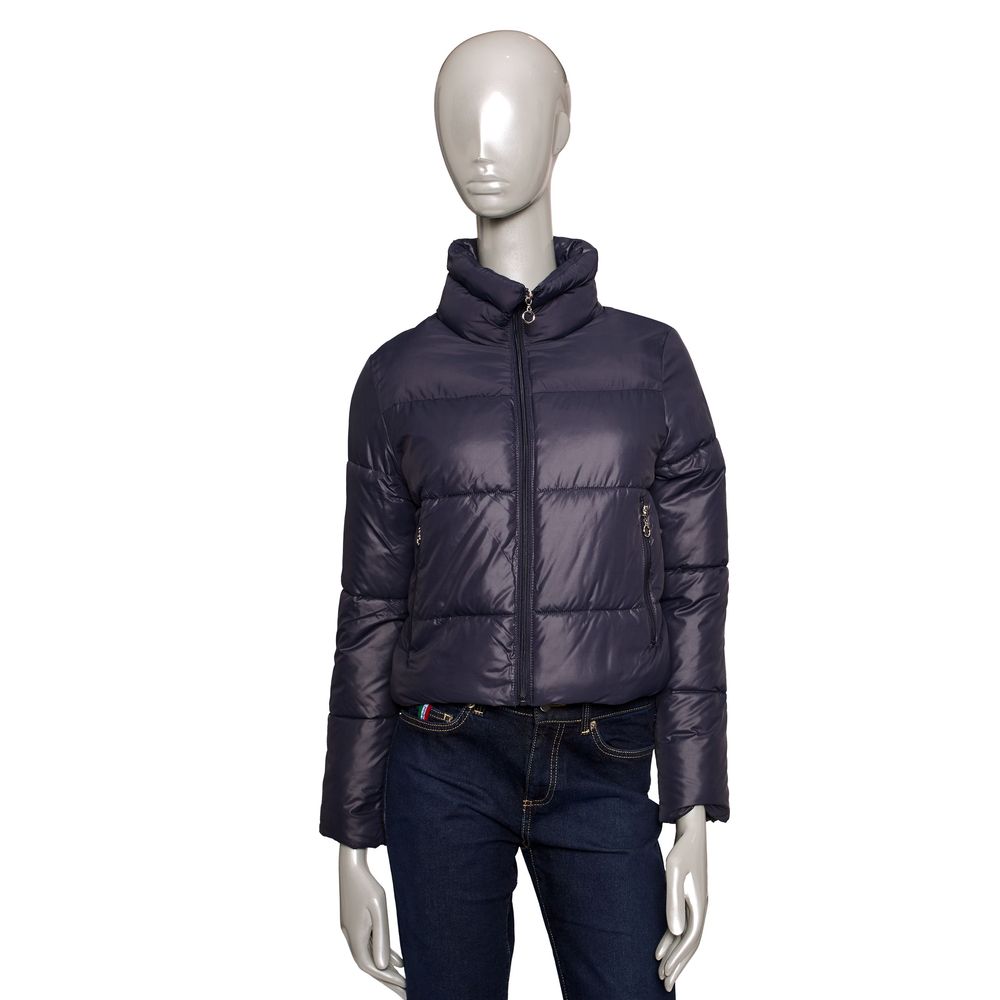 Γυναικείο μπουφάν Baldinini Trend Blue Polyester