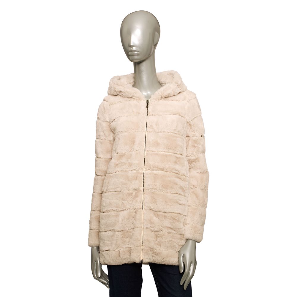 Γυναικείο παλτό Baldinini Trend Beige Polyester