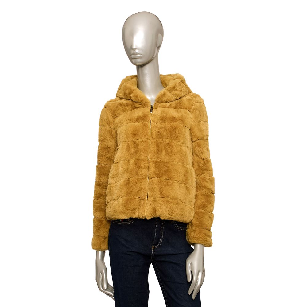 Γυναικείο μπουφάν Baldinini Trend Yellow Polyester