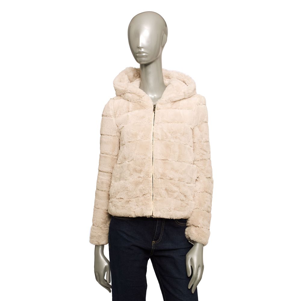 Γυναικείο μπουφάν Baldinini Trend Beige Polyester