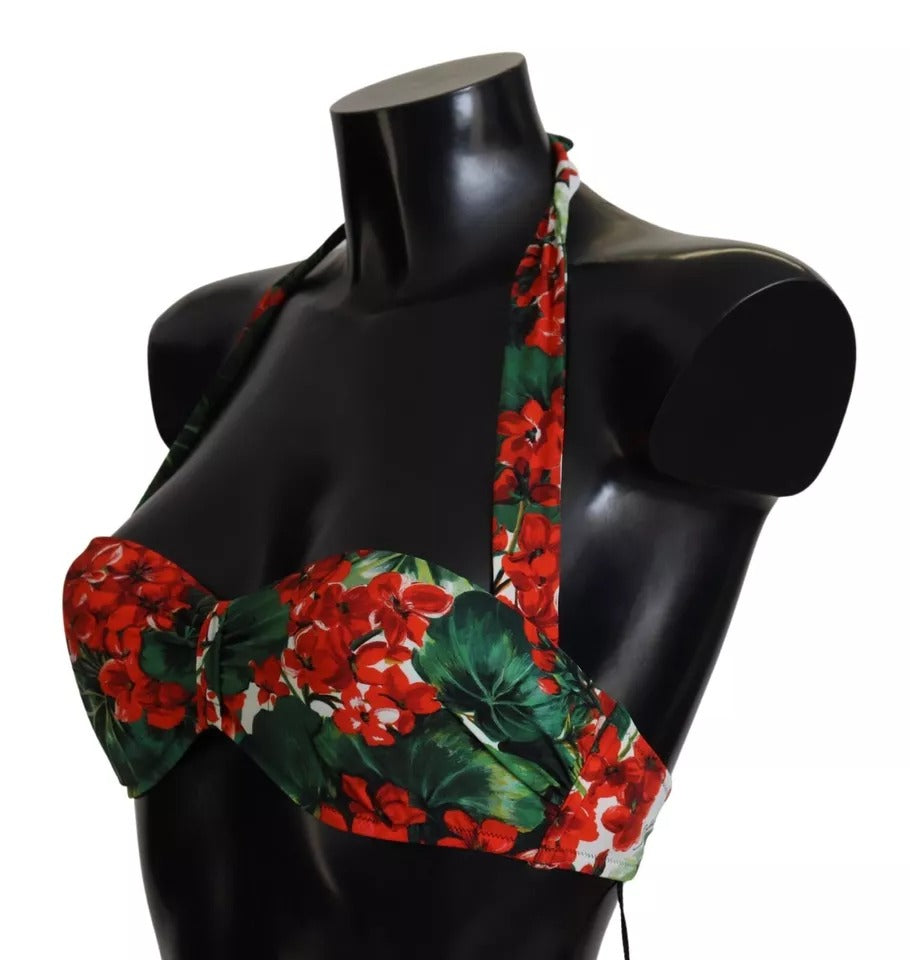 Dolce &amp; Gabbana Πολύχρωμο μπικίνι μπικίνι από γεράνι Halter