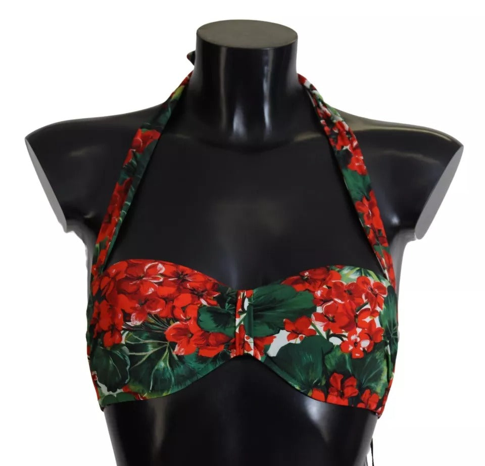 Dolce &amp; Gabbana Πολύχρωμο μπικίνι μπικίνι από γεράνι Halter