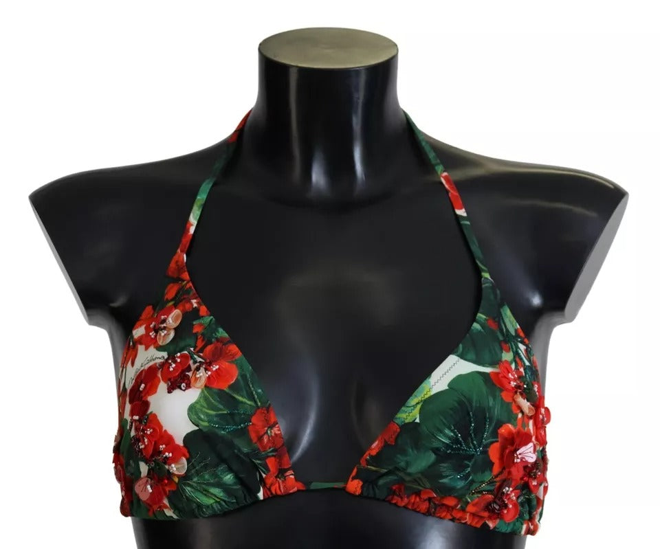 Dolce &amp; Gabbana Πολύχρωμο μπικίνι μπικίνι από γεράνι Halter