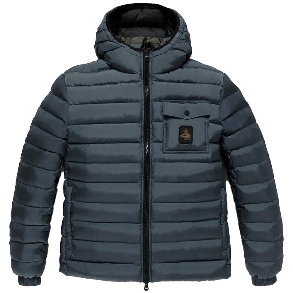 Refrigiwear Blue Nylon Men Jacket
