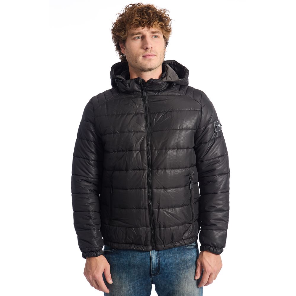 Ανδρικό μπουφάν Baldinini Trend Black Polyester