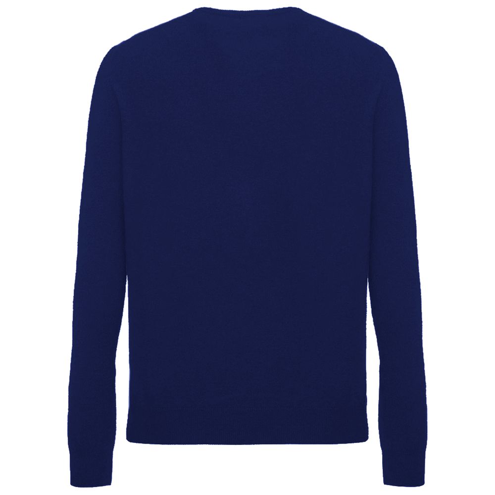 Πουλόβερ Malo Blue Cashmere