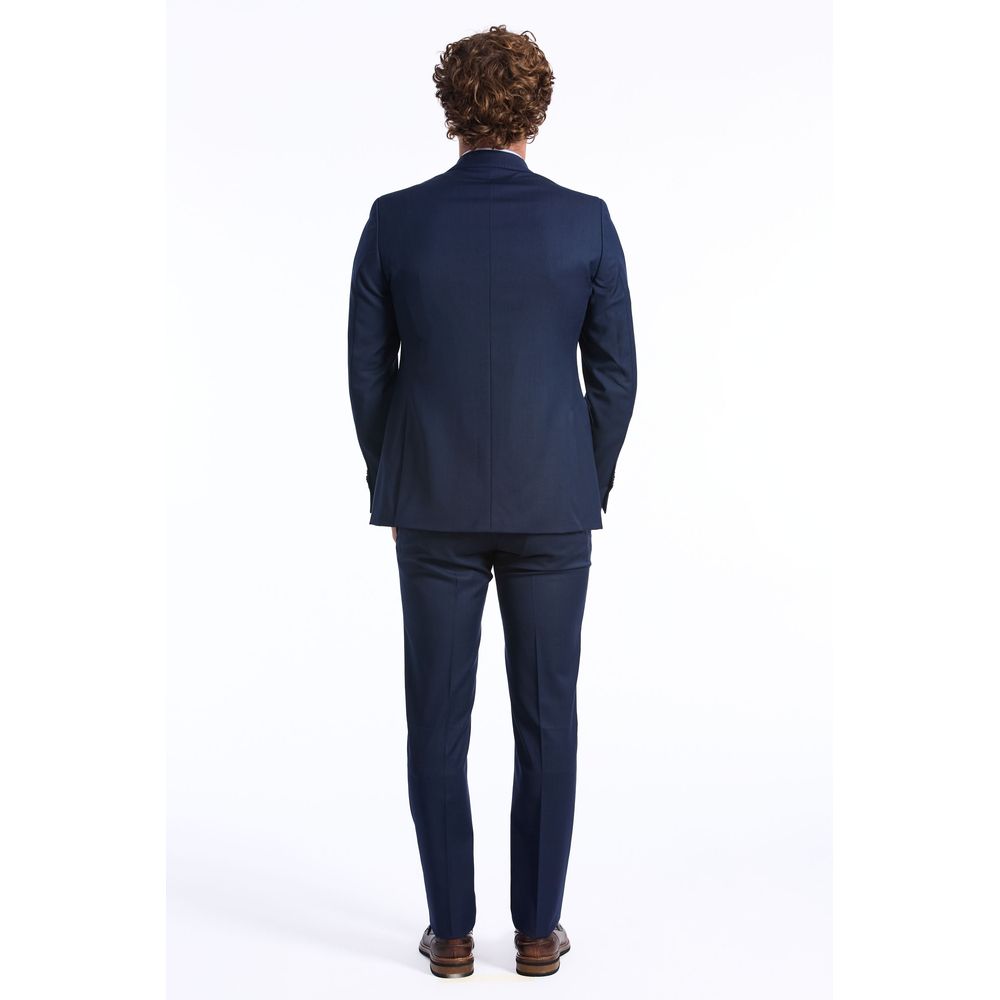 Ανδρικό κοστούμι Baldinini Trend Blue Wool