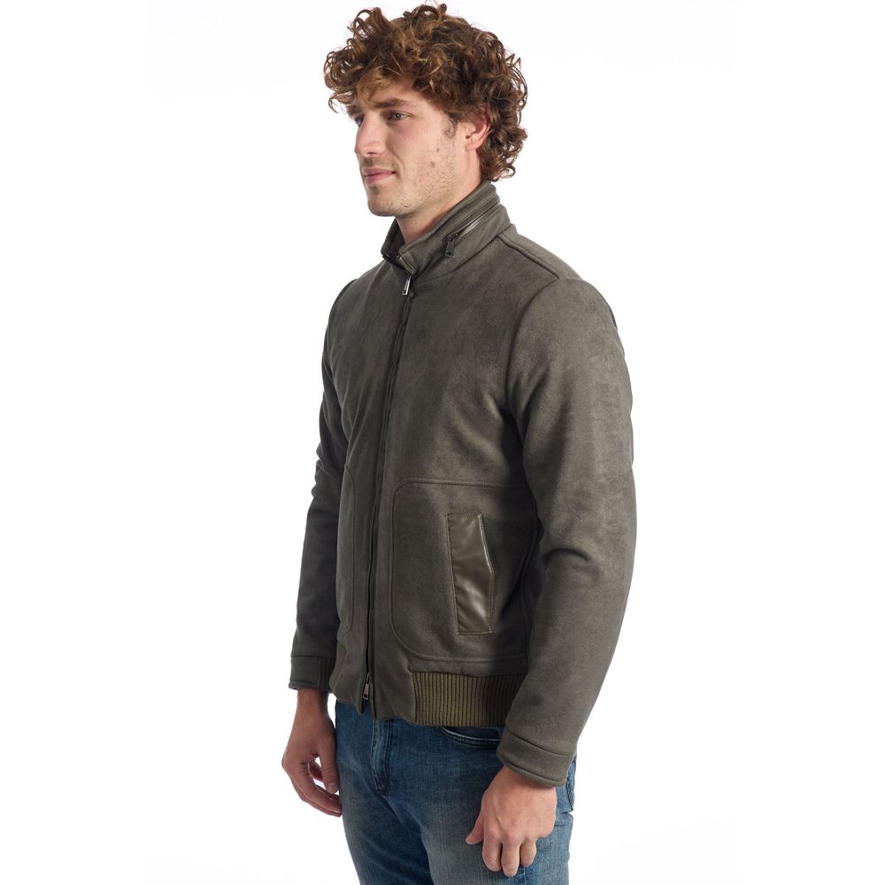 Ανδρικό μπουφάν Roberto Pepe Luxury Green Ecomontone
