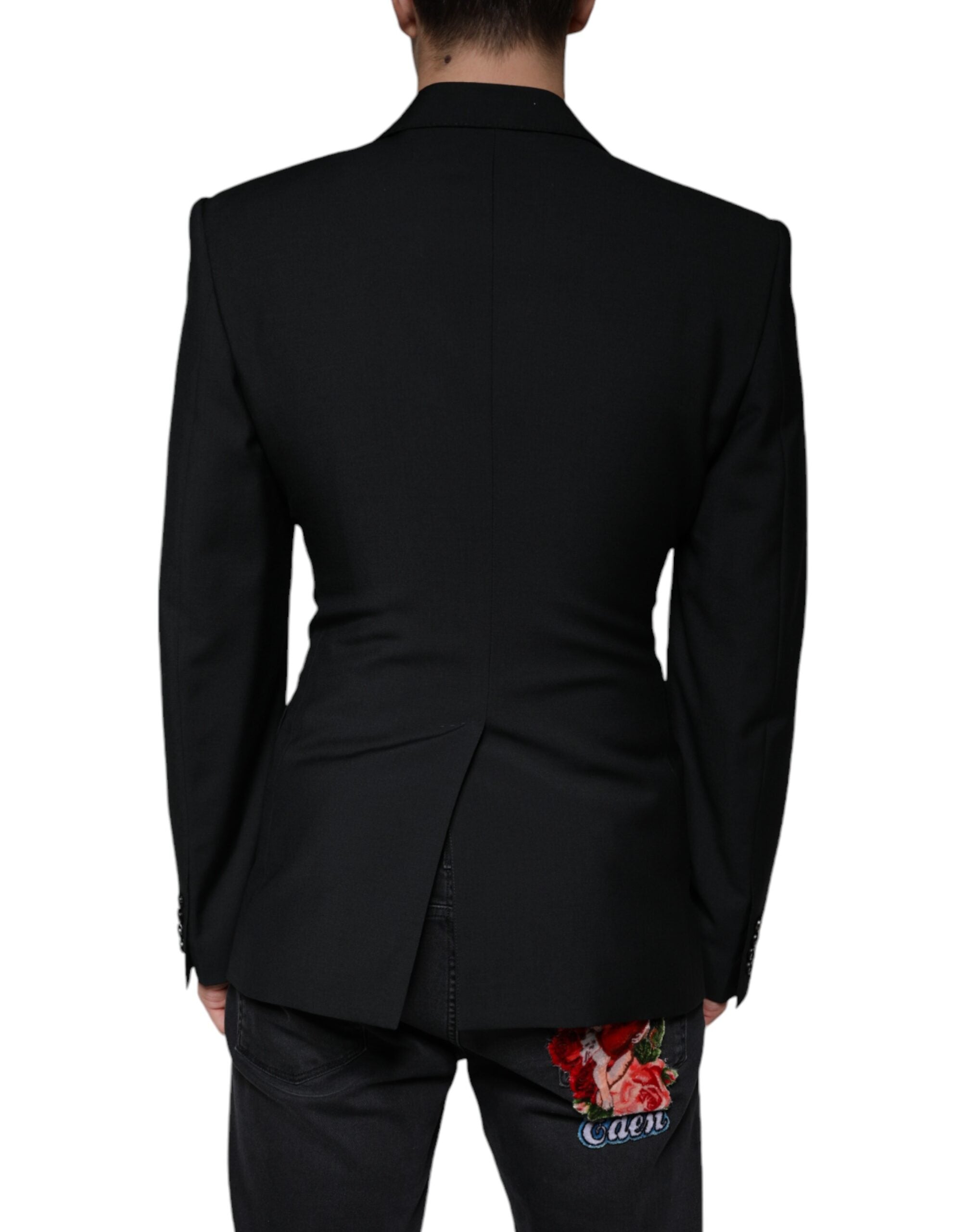 Μπλέιζερ με μονό στήθος Dolce &amp; Gabbana Black White