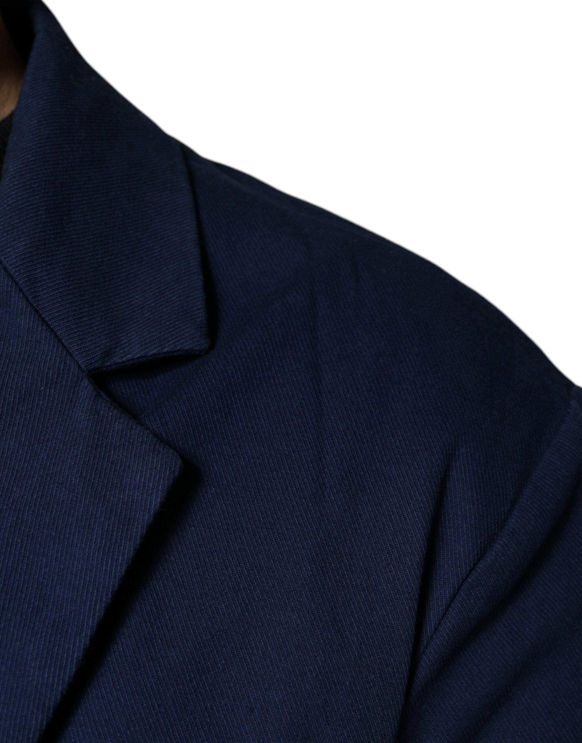 Μπλέιζερ με μονό στήθος Dolce &amp; Gabbana Blue Notch