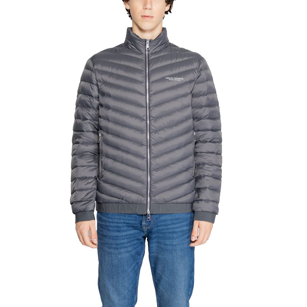 Μπουφάν Armani Exchange Grey Polyester