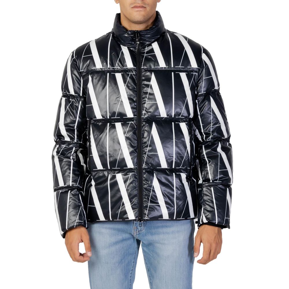 Μπουφάν Armani Exchange μαύρο πολυεστέρα