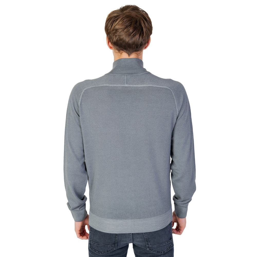 Ζακέτα Hugo Boss Grey Wool