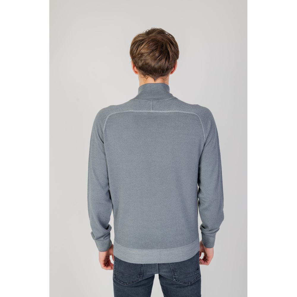 Ζακέτα Hugo Boss Grey Wool