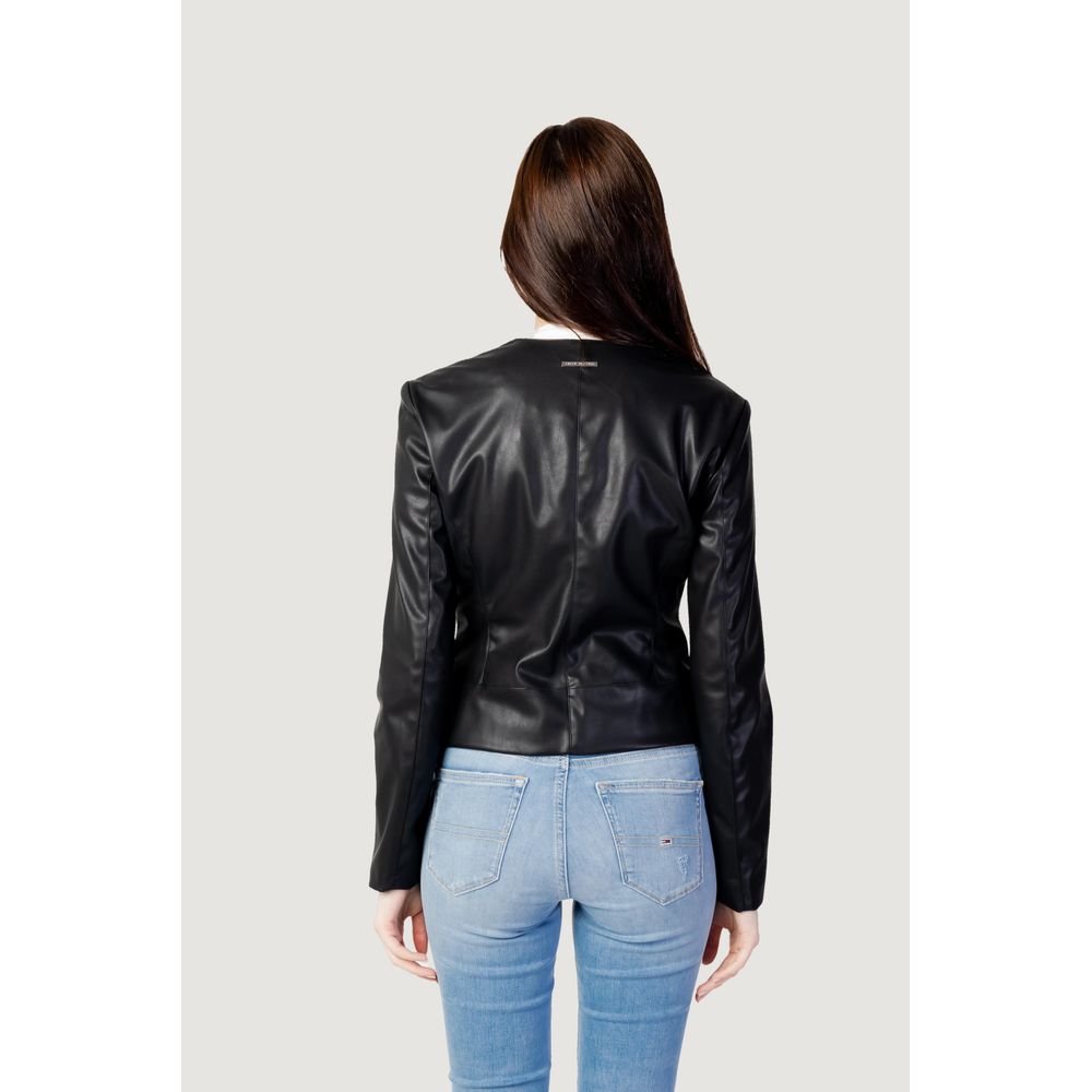 Μπουφάν &amp; Παλτό από Μαύρο Πολυεστέρα Armani Exchange