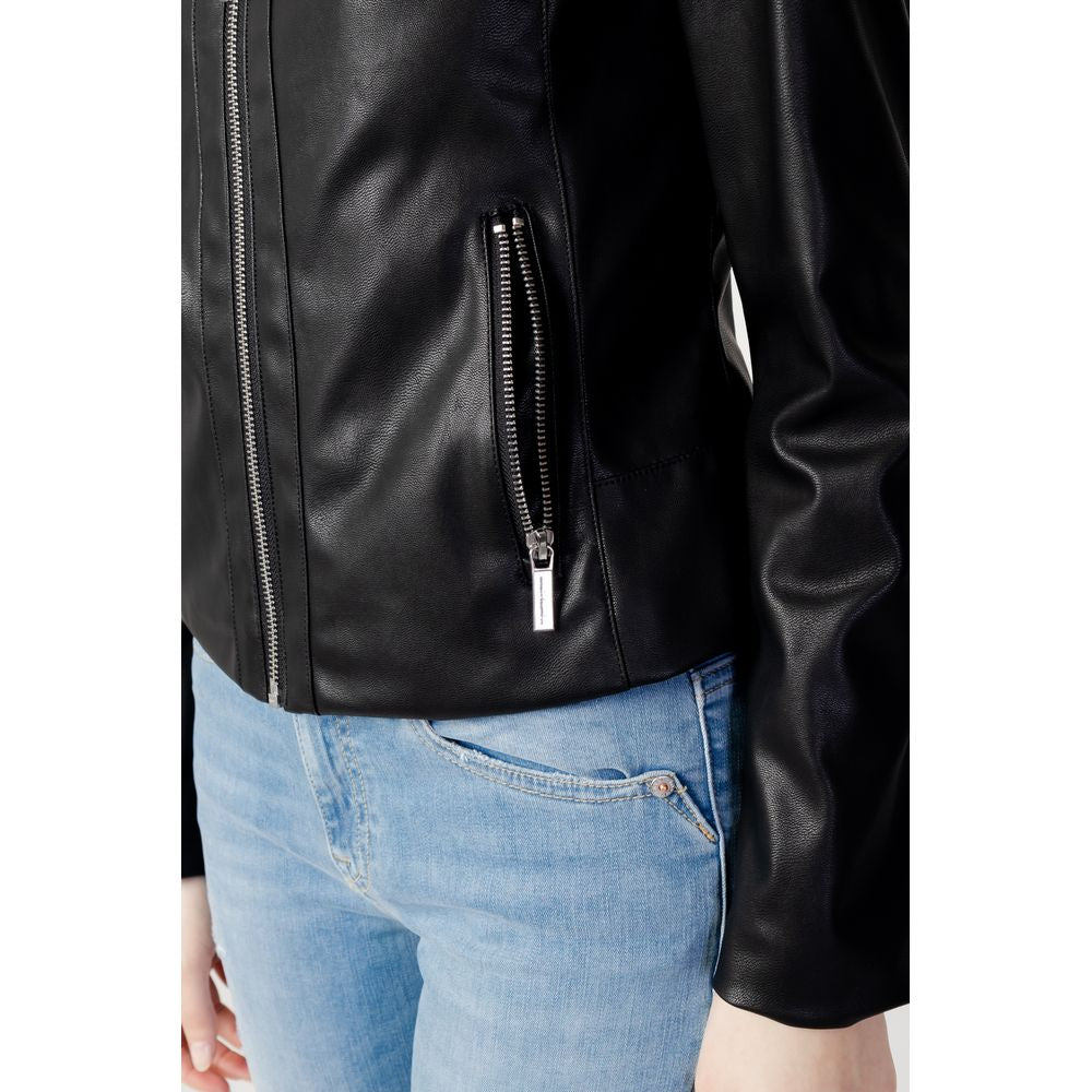 Μπουφάν &amp; Παλτό από Μαύρο Πολυεστέρα Armani Exchange