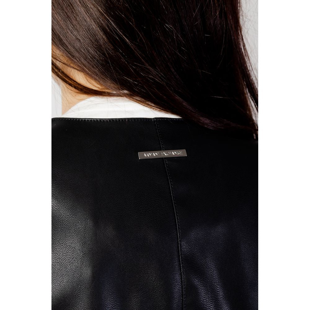 Μπουφάν &amp; Παλτό από Μαύρο Πολυεστέρα Armani Exchange