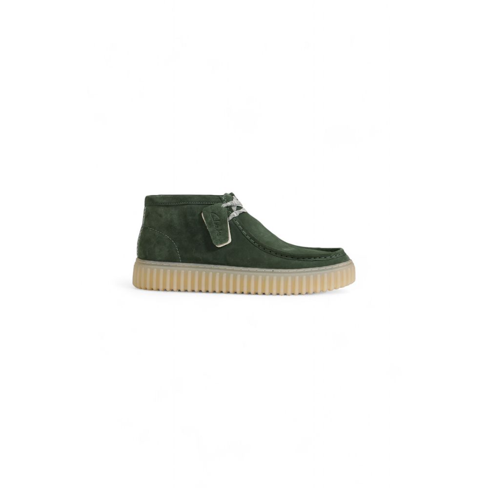 Clarks Green Suede Leather Boot
