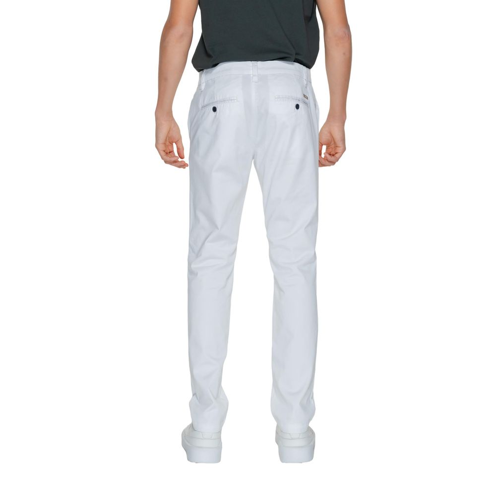 Armani Exchange Λευκό βαμβακερό τζιν &amp; παντελόνι