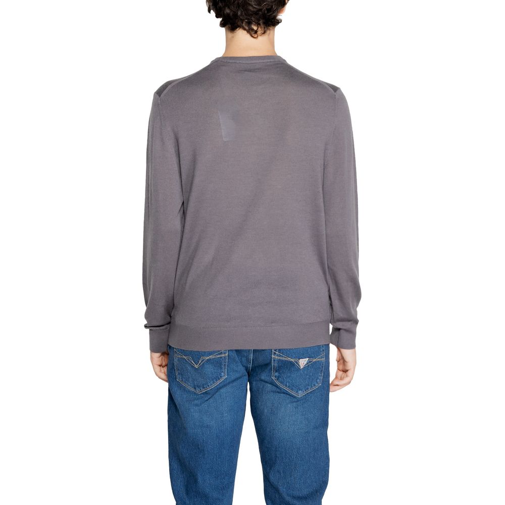 Πουλόβερ Armani Exchange γκρι μαλλί