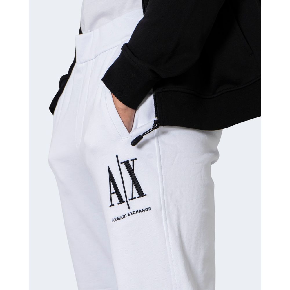 Armani Exchange Λευκό βαμβακερό τζιν &amp; παντελόνι