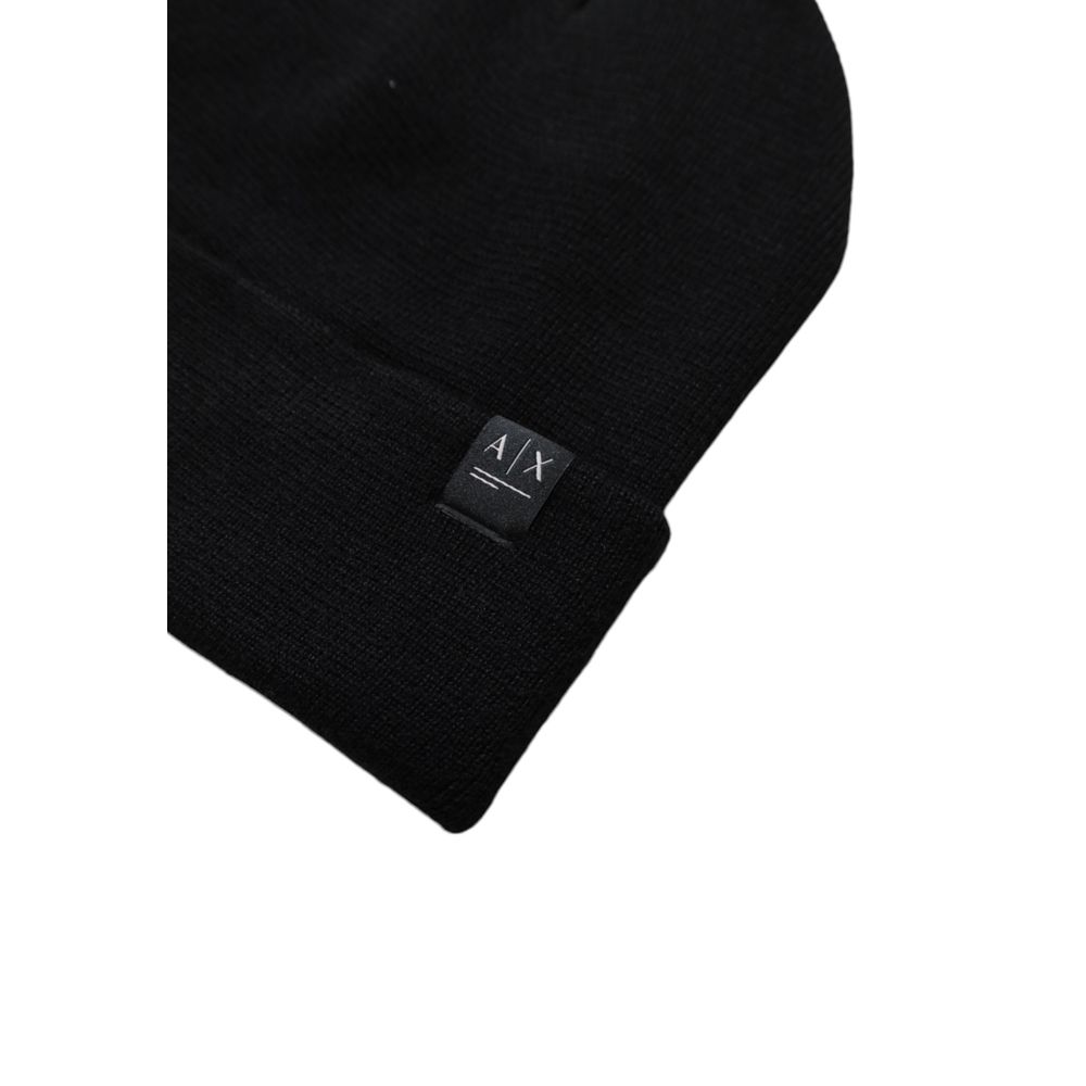 Armani Exchange Μαύρα Καπέλα &amp; Καπέλα από Πολυεστέρα