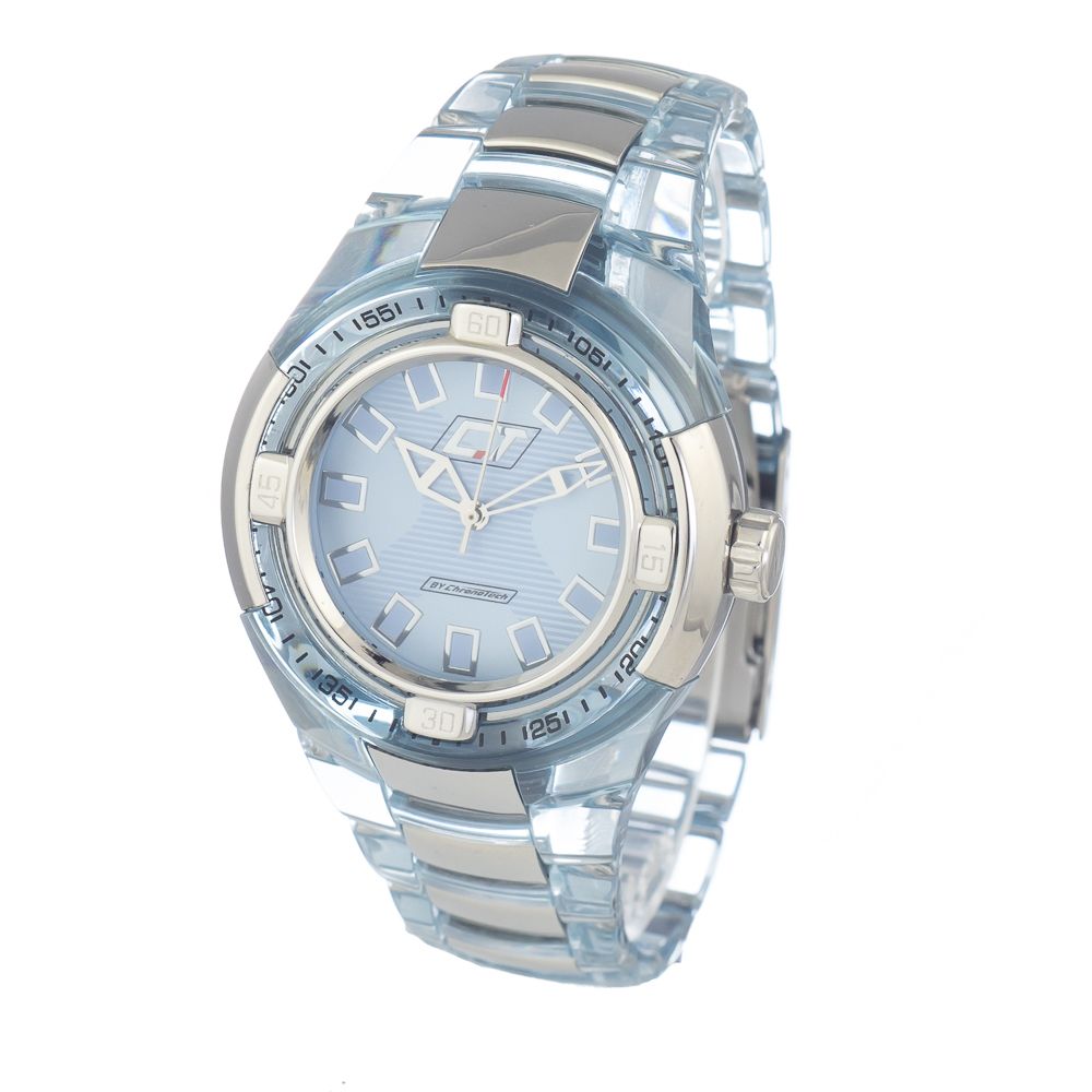 Διαφανές πολυανθρακικό ρολόι Chronotech